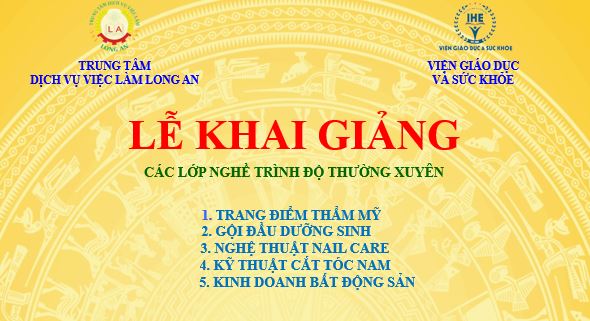 Khai giảng các lớp nghề trình độ thường xuyên Tháng 11/2022